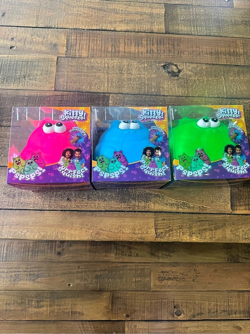PPNC Kitty Squeeze! Squishy Toy Set of 3